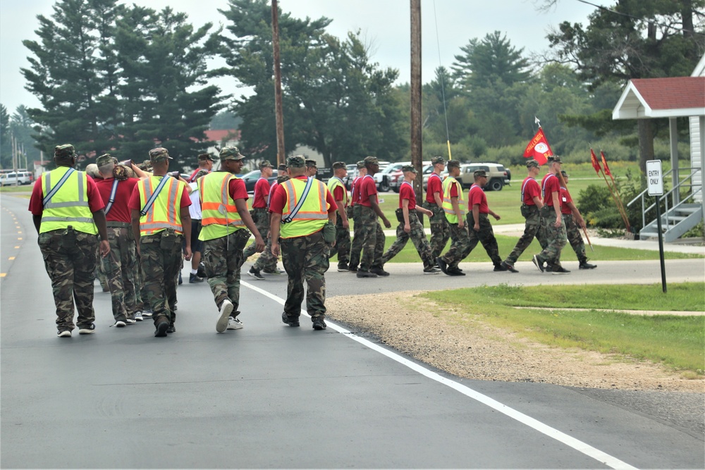 Wisconsin Challenge Academy cadets at Fort McCoy