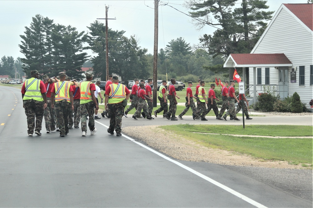 Wisconsin Challenge Academy cadets at Fort McCoy