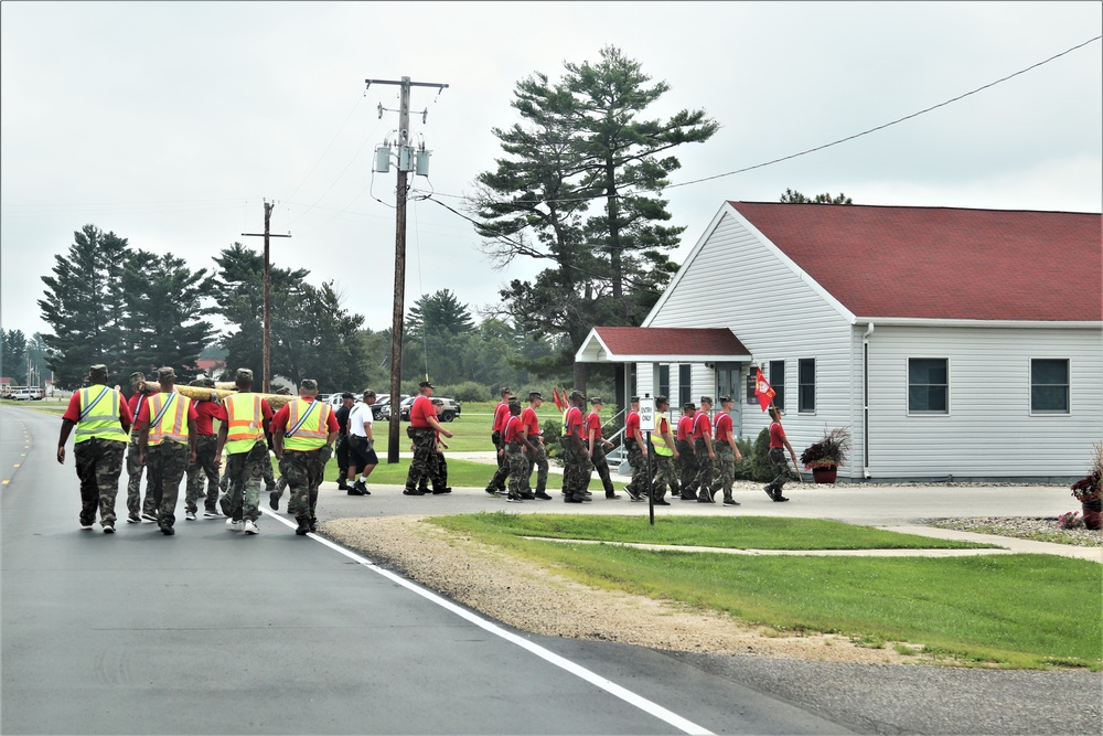 Wisconsin Challenge Academy cadets at Fort McCoy