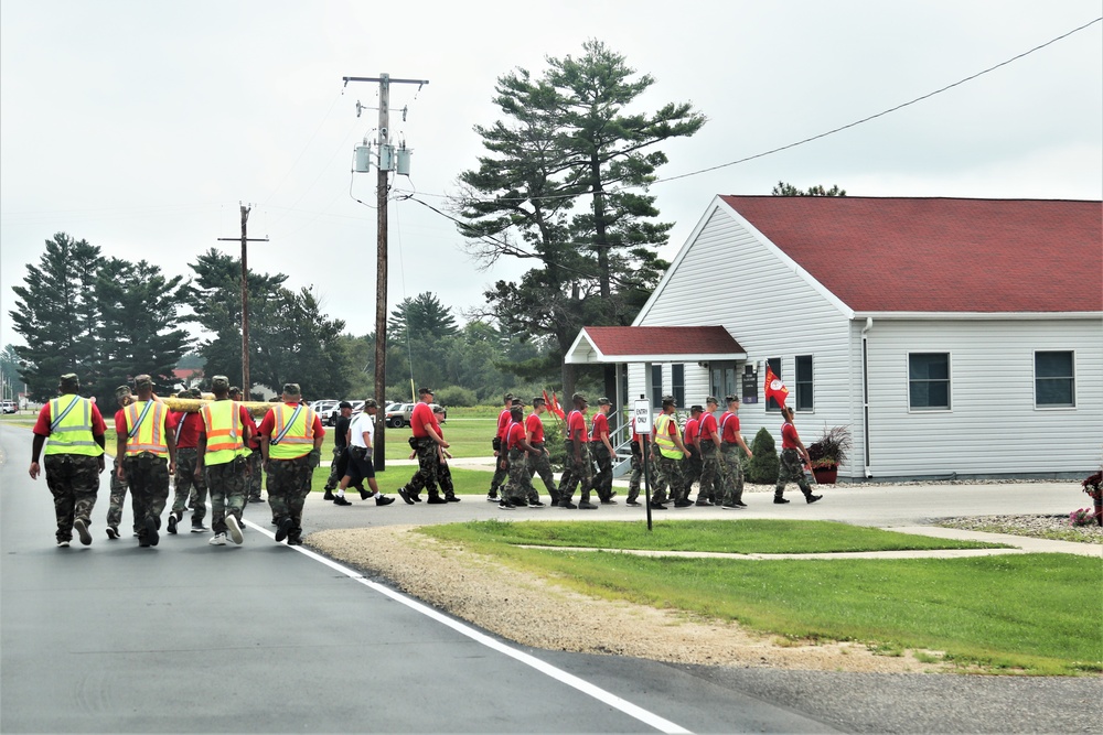 Wisconsin Challenge Academy cadets at Fort McCoy