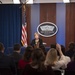 Under Secretary of Defense for Acquisition and Sustainment Ellen M. Lord holds a press briefing