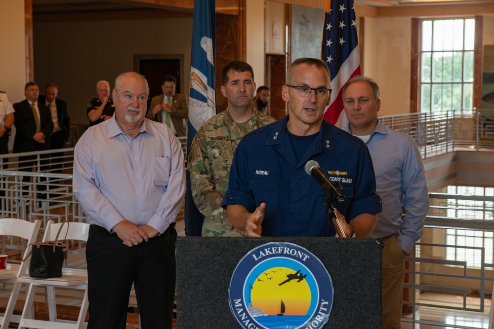 Rep. Scalise, Coast Guard, Army Corps of Engineers conduct Houma levee system overflight