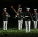 Marines march in Friday Evening Parade