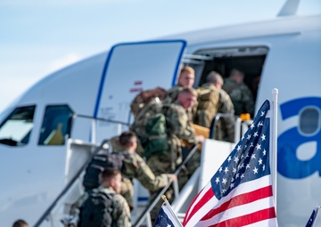 West Virginia Nationa Guard bids farewell to deploying troops.