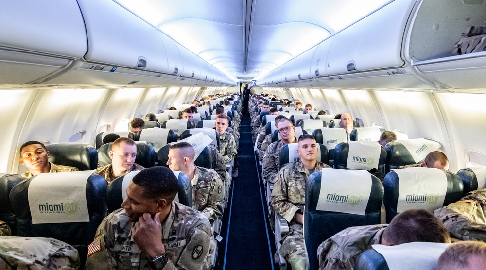 West Virginia Nationa Guard bids farewell to deploying troops.