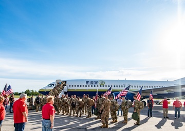 West Virginia Nationa Guard bids farewell to deploying troops.
