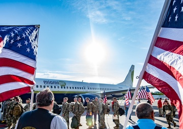 West Virginia Nationa Guard bids farewell to deploying troops.