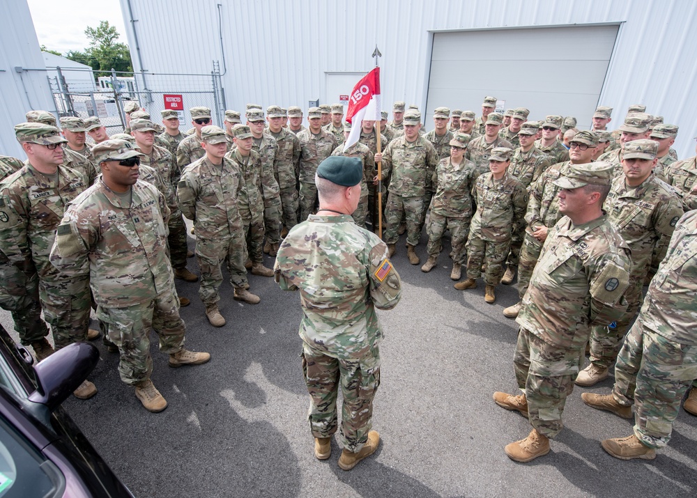 West Virginia Nationa Guard bids farewell to deploying troops.