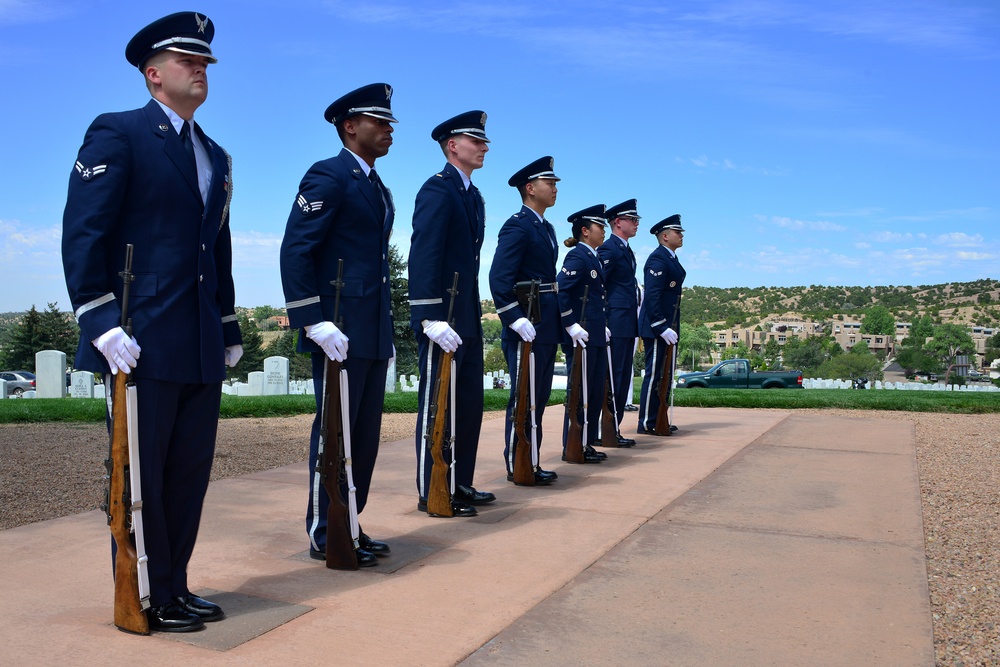 KAFB Honor Guard supports funeral for fallen WWII Sailor