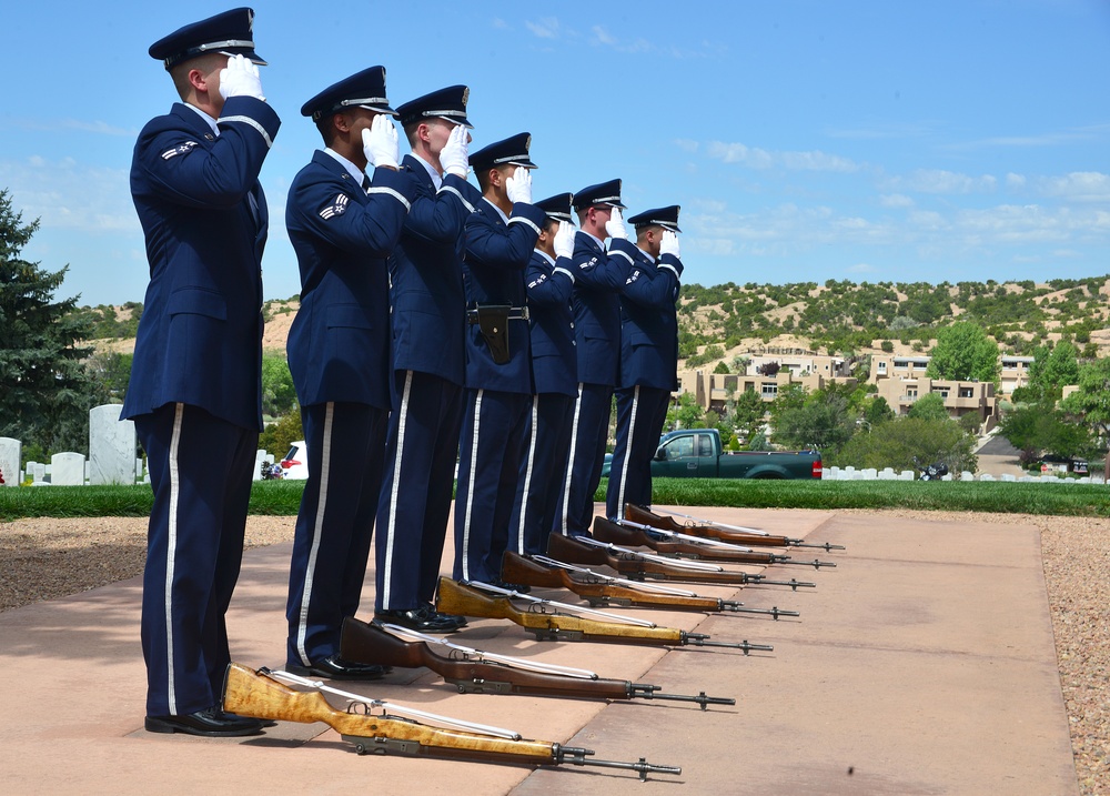 KAFB Honor Guard supports funeral for fallen WWII Sailor