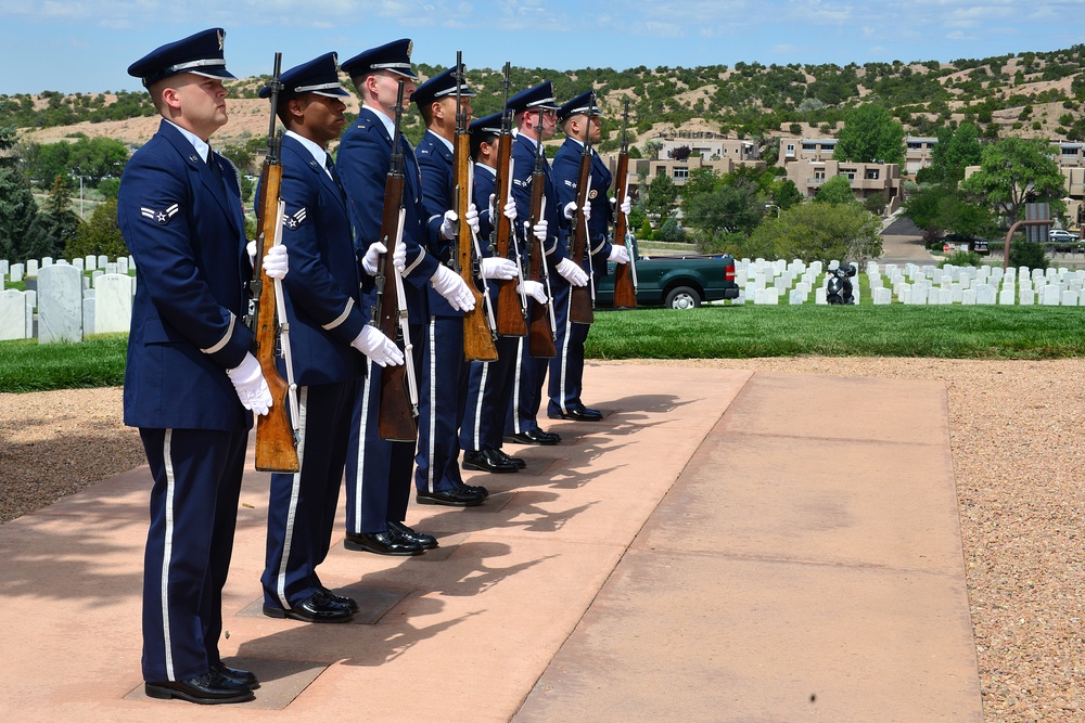 KAFB Honor Guard supports funeral for fallen WWII Sailor