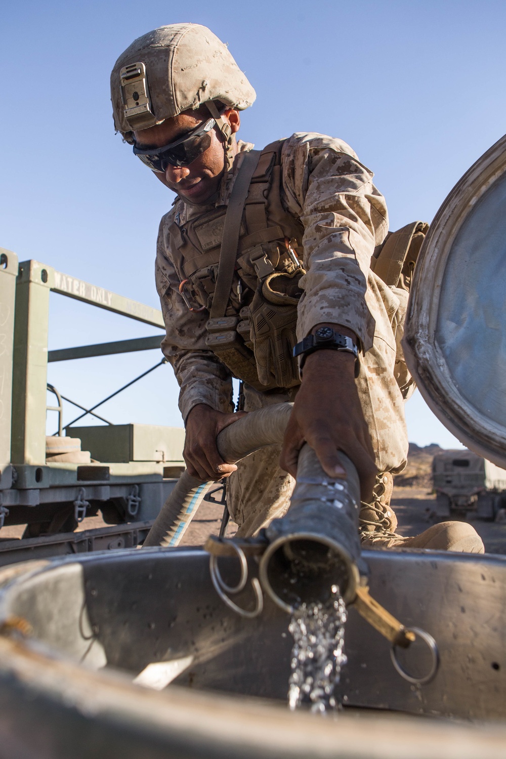 Combat Logistics Battalion 2 Rapid Resupply Points during Force-on-Force Training