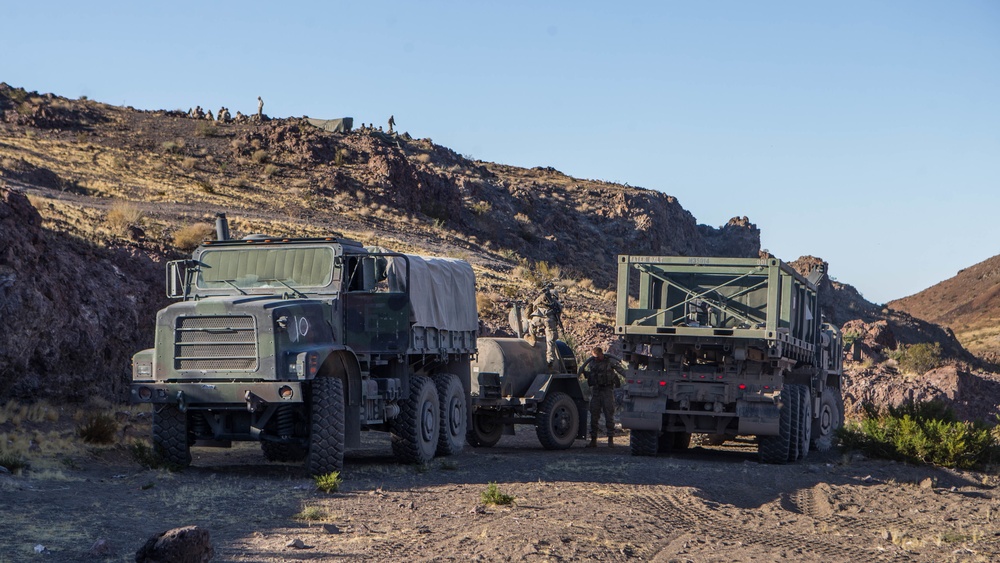 Combat Logistics Battalion 2 Rapid Resupply Points during Force-on-Force Training