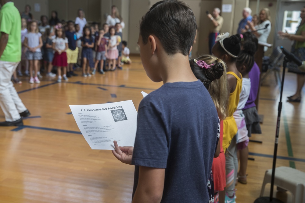 Summer Ends - First Day of School at Edward C. Killin