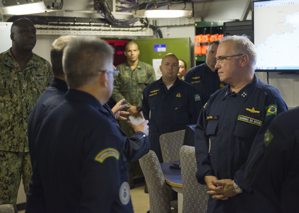 Brazilian Admiral Puntel visits PHM Atlantico