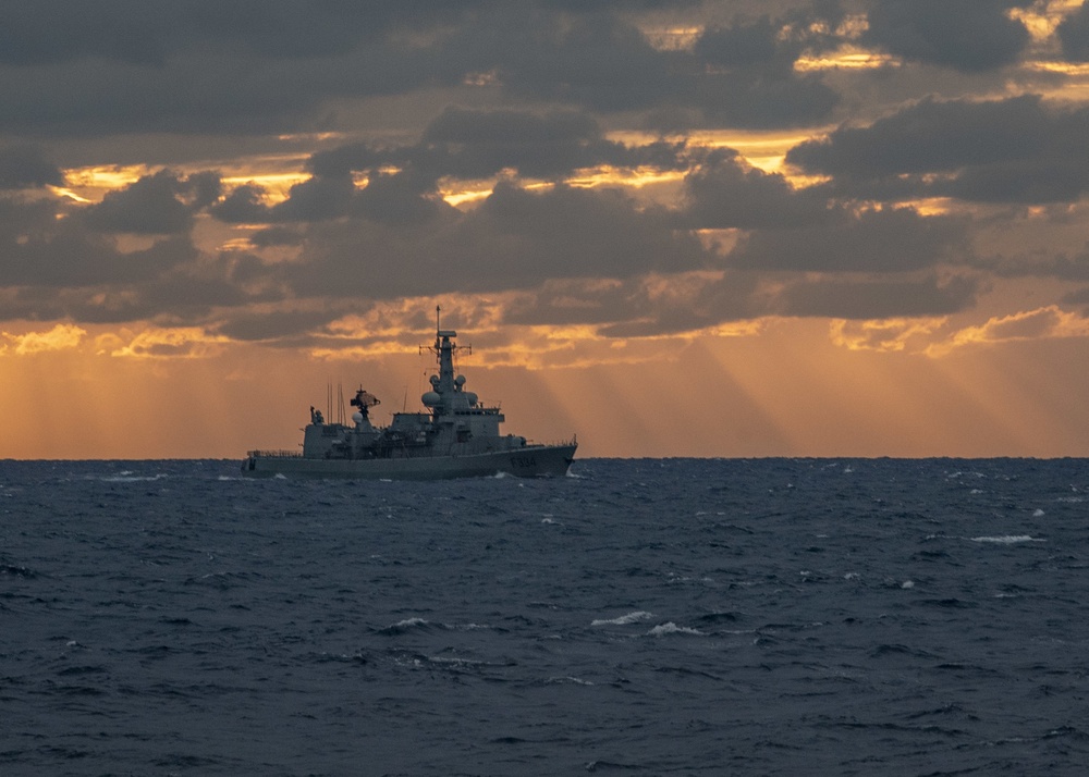 Leopold I Transits the Atlantic Ocean