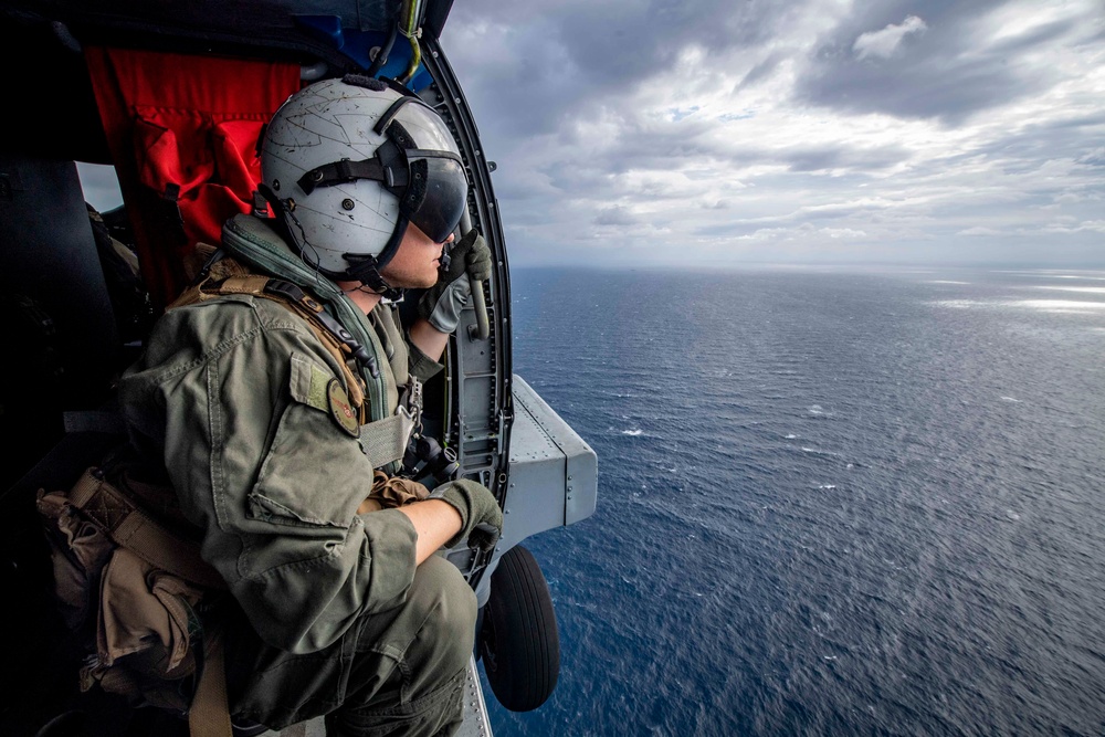 USS Gridley Conducts Flight Operations