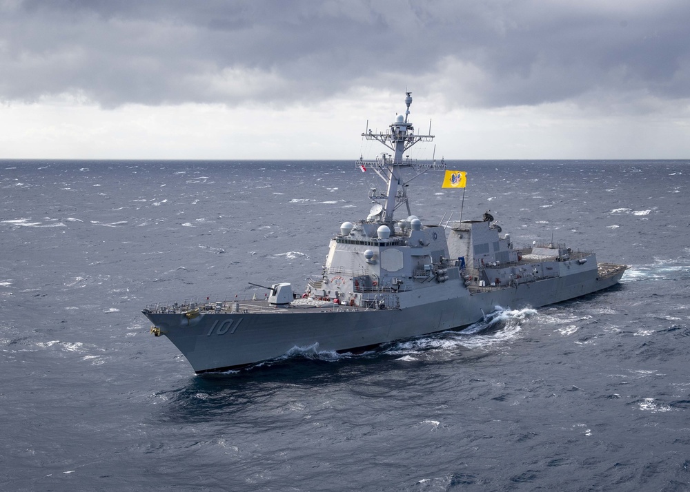 USS Gridley Transits the Atlantic Ocean