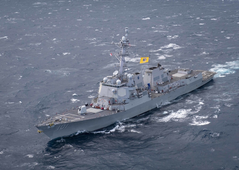 USS Gridley Transits the Atlantic Ocean