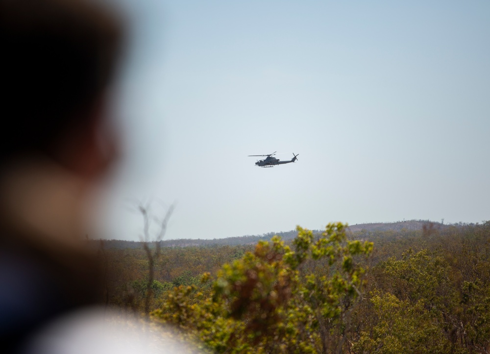 International visitors observe MRF-D training at Mount Bundey