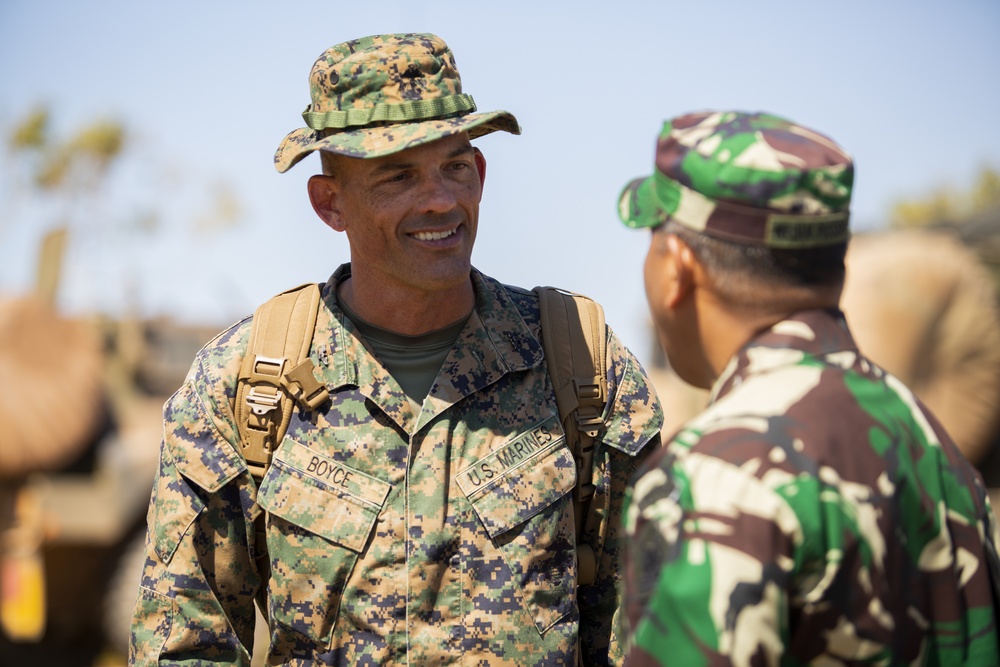 International visitors observe MRF-D training at Mount Bundey