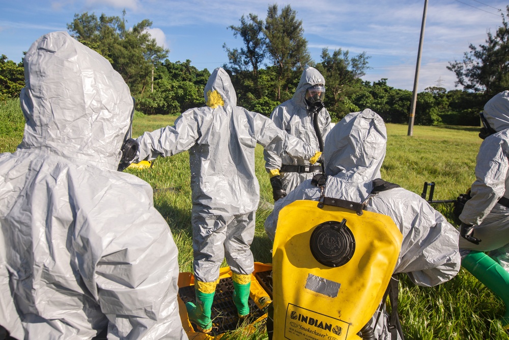 MWHS-1 CBRN and MWSS-172 EOD Conduct EOD/Hazmat Response Training