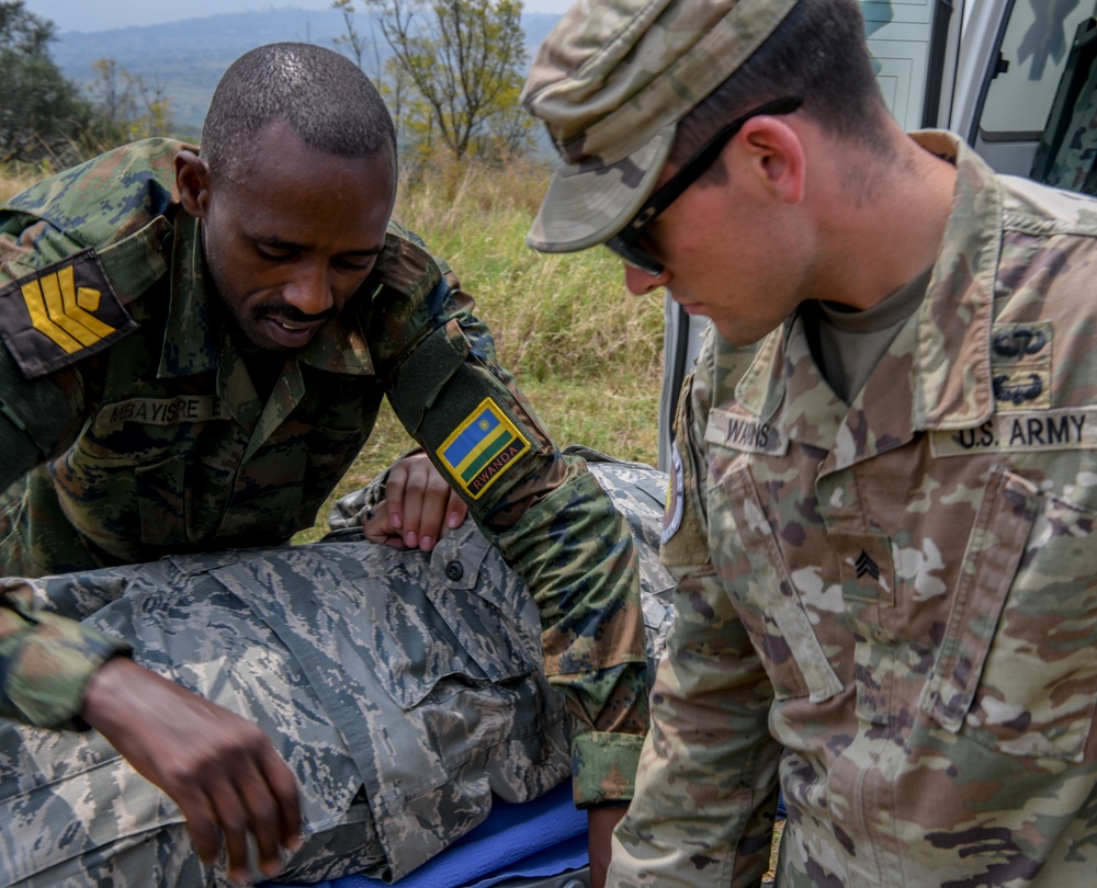 Shared Accord 2019 - Casualty Evacuation Training