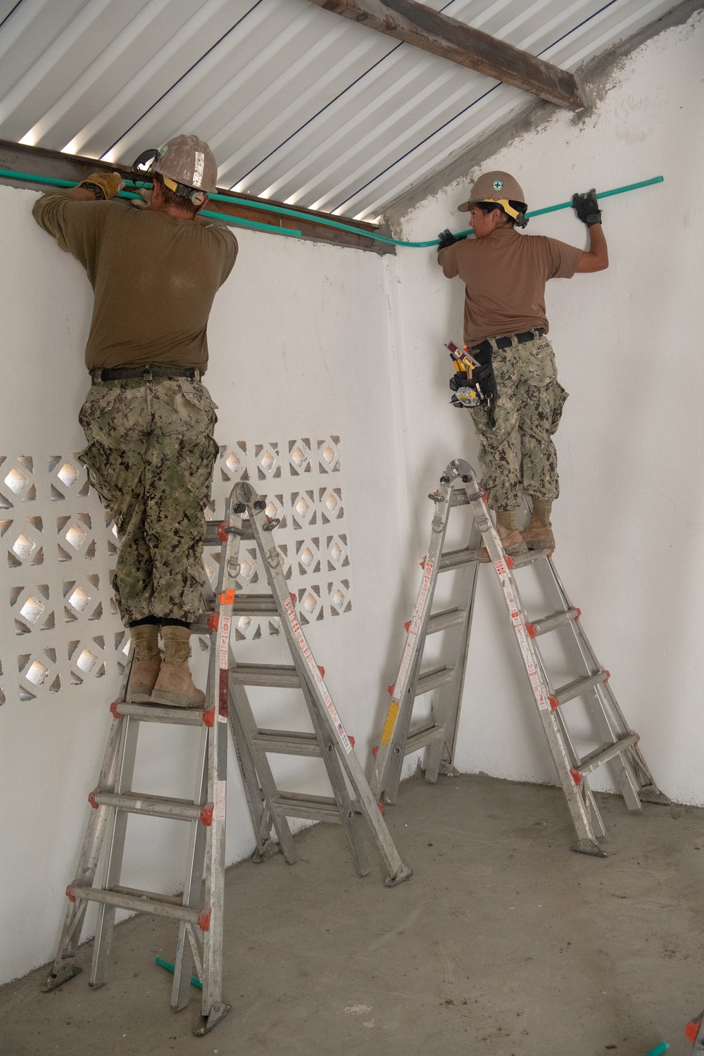 U.S. Navy Builds School for Indigenous Colombians