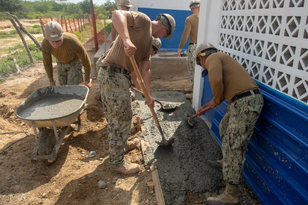 U.S. Navy Builds School for Indigenous Colombians