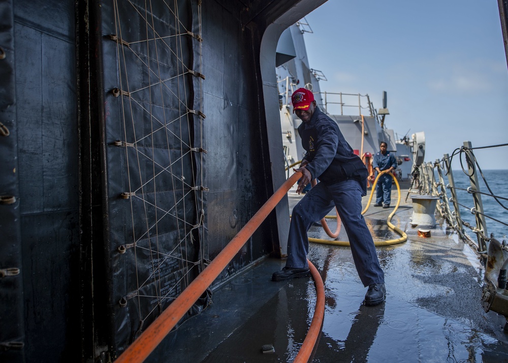 USS Bainbridge Deployment