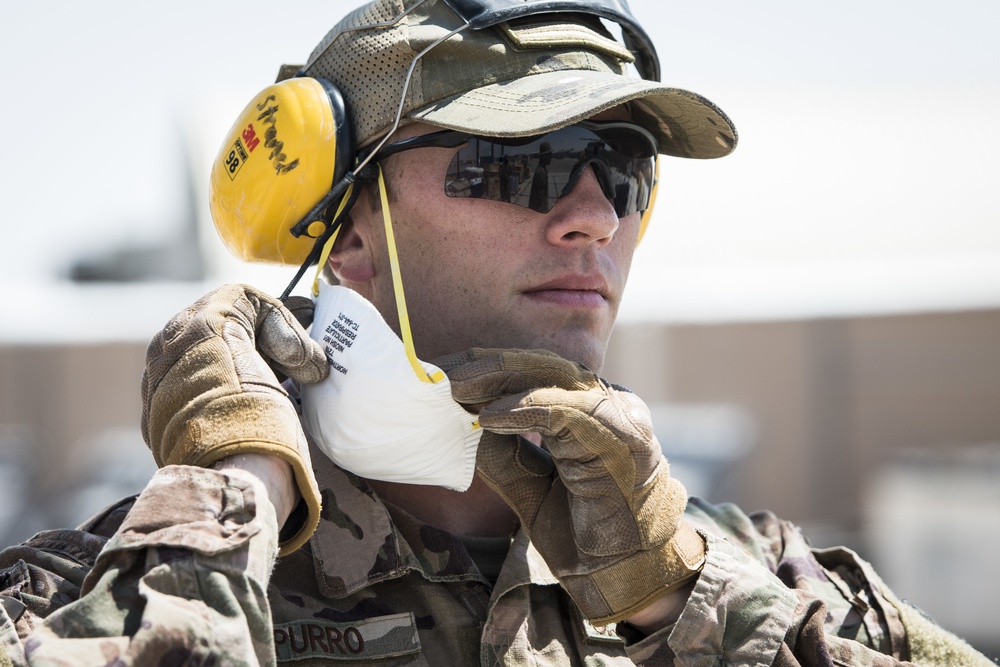 386 ECES Airmen show how perfect practice makes perfect