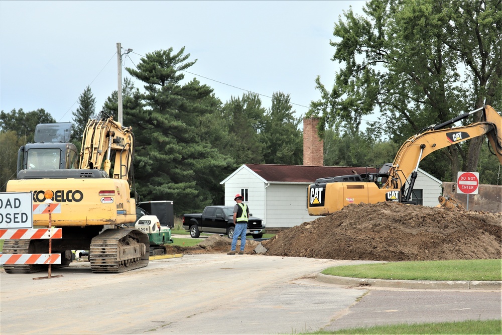 DVIDS - News - Photo Essay: Water main construction project work at ...