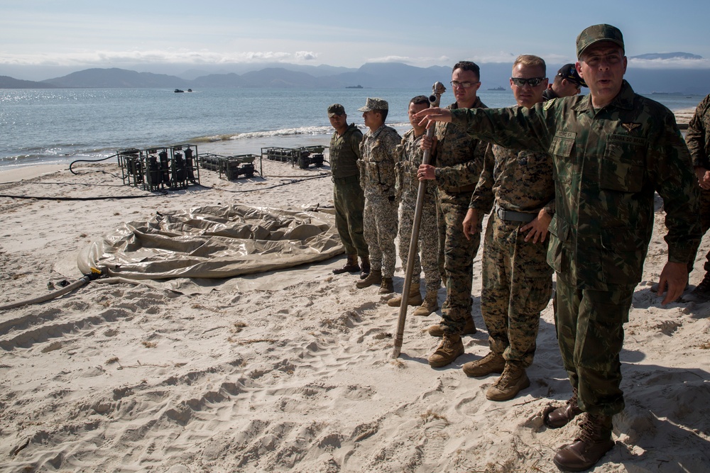 US, Brazil, Colombia militaries demonstrate water purification capabilities during multinational exercise in Brazil