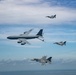 NJ Air National Guard fighter and refueling units perform flyovers for the 2019 Atlantic City Airshow