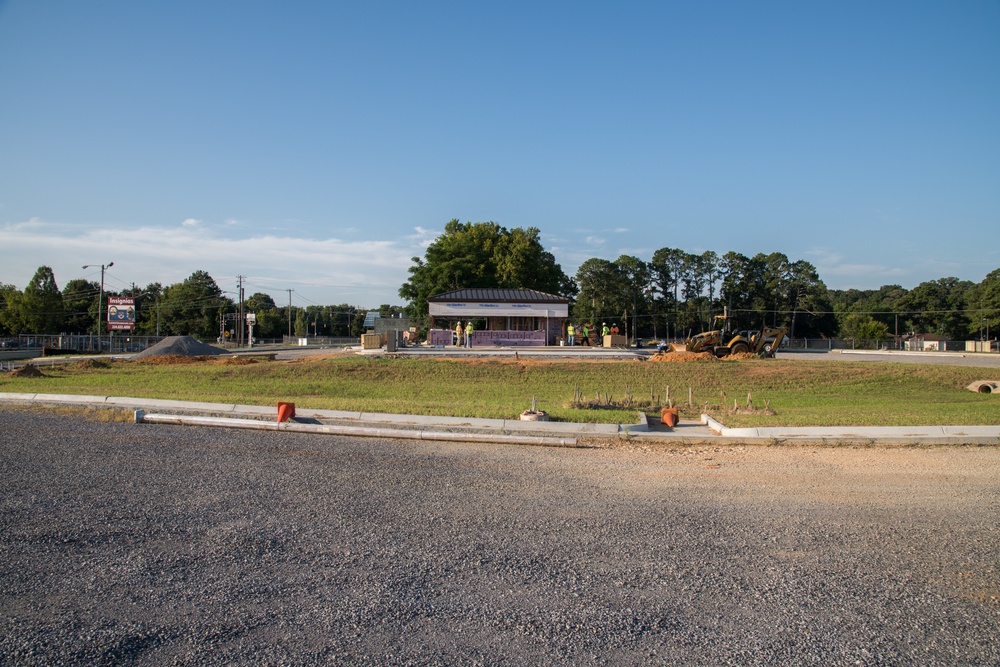 Ongoing Dalraida Gate Construction