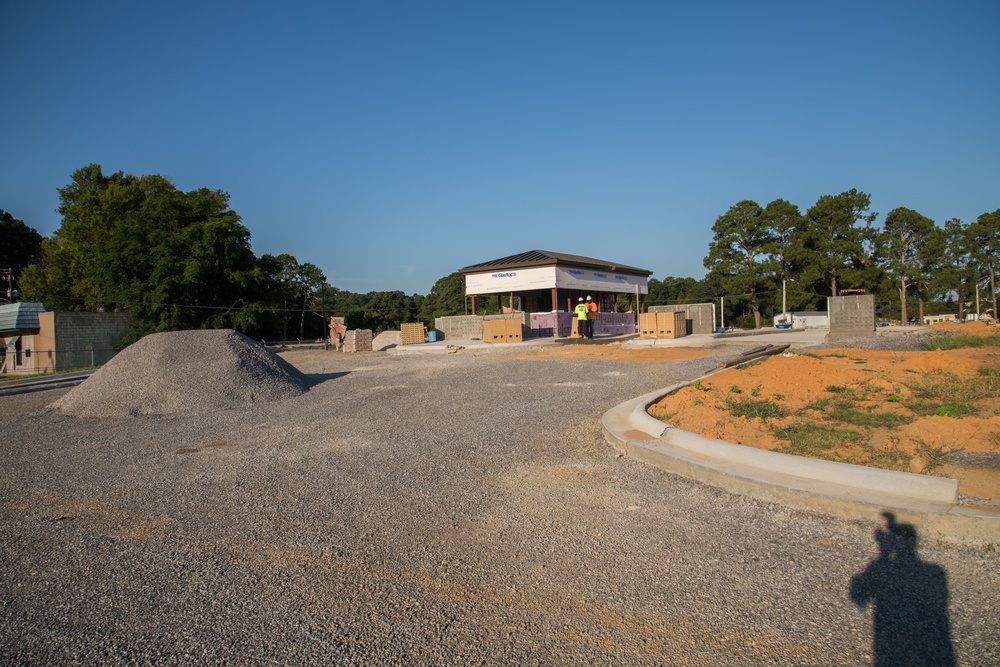 Ongoing Dalraida Gate Construction