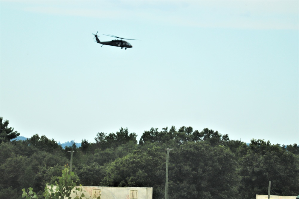 UH-60 Blackhawk Ops for CSTX 86-19-04, Global Medic at Fort McCoy