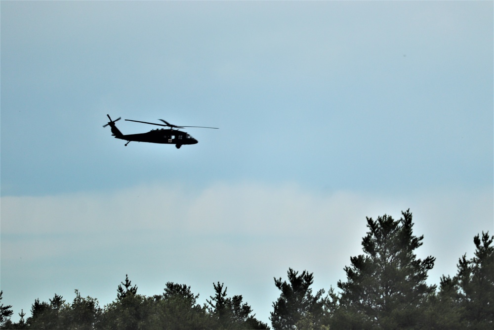 UH-60 Blackhawk Ops for CSTX 86-19-04, Global Medic at Fort McCoy