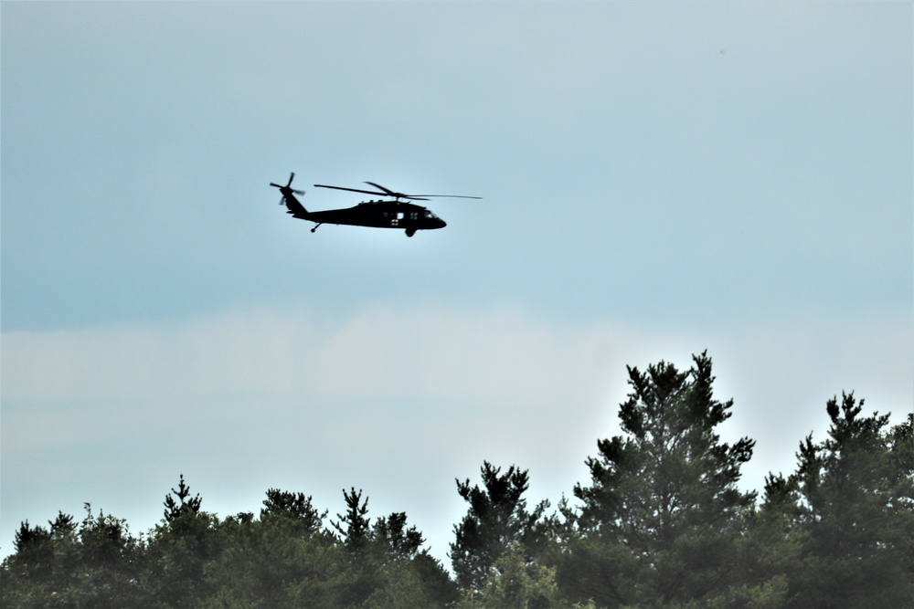 UH-60 Blackhawk Ops for CSTX 86-19-04, Global Medic at Fort McCoy