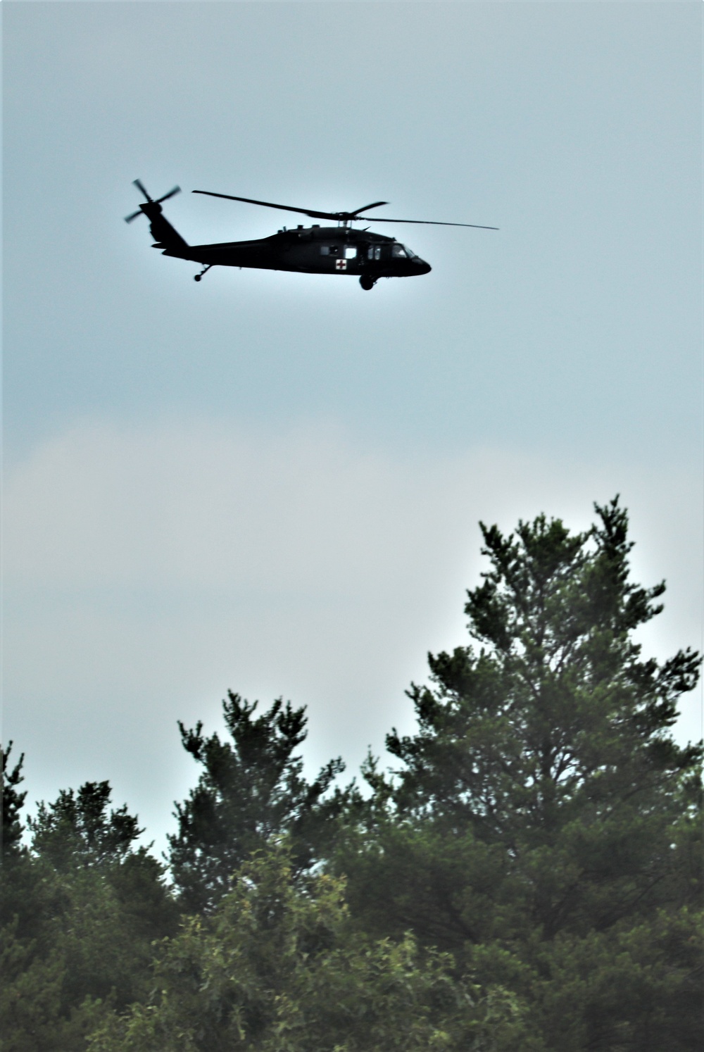 UH-60 Blackhawk Ops for CSTX 86-19-04, Global Medic at Fort McCoy