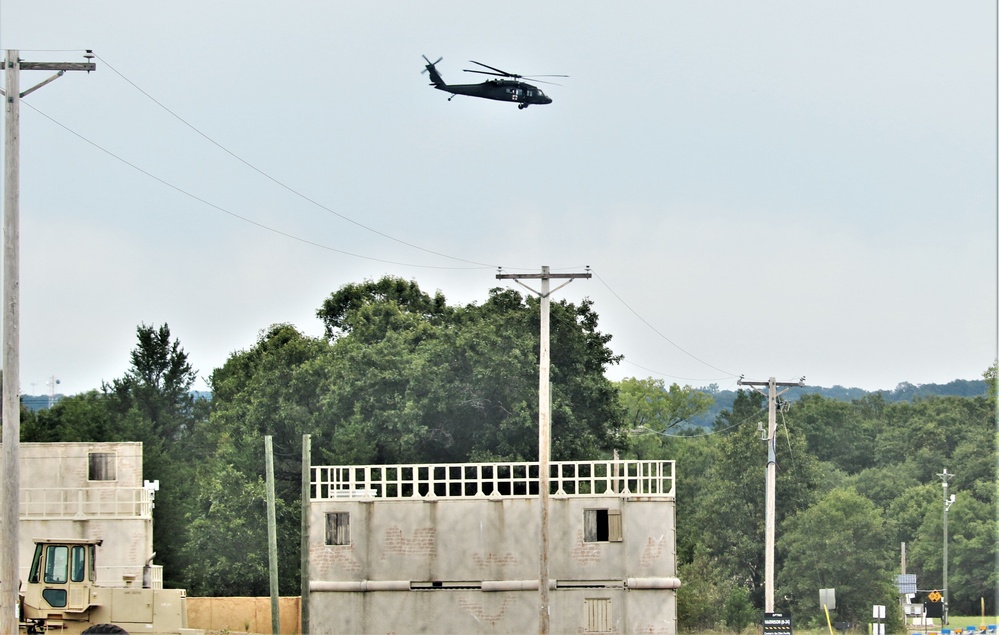 UH-60 Blackhawk Ops for CSTX 86-19-04, Global Medic at Fort McCoy