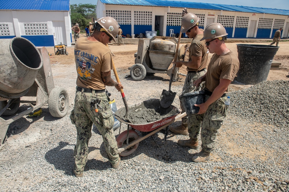 U.S. Navy Builds School for Indigenous Colombians