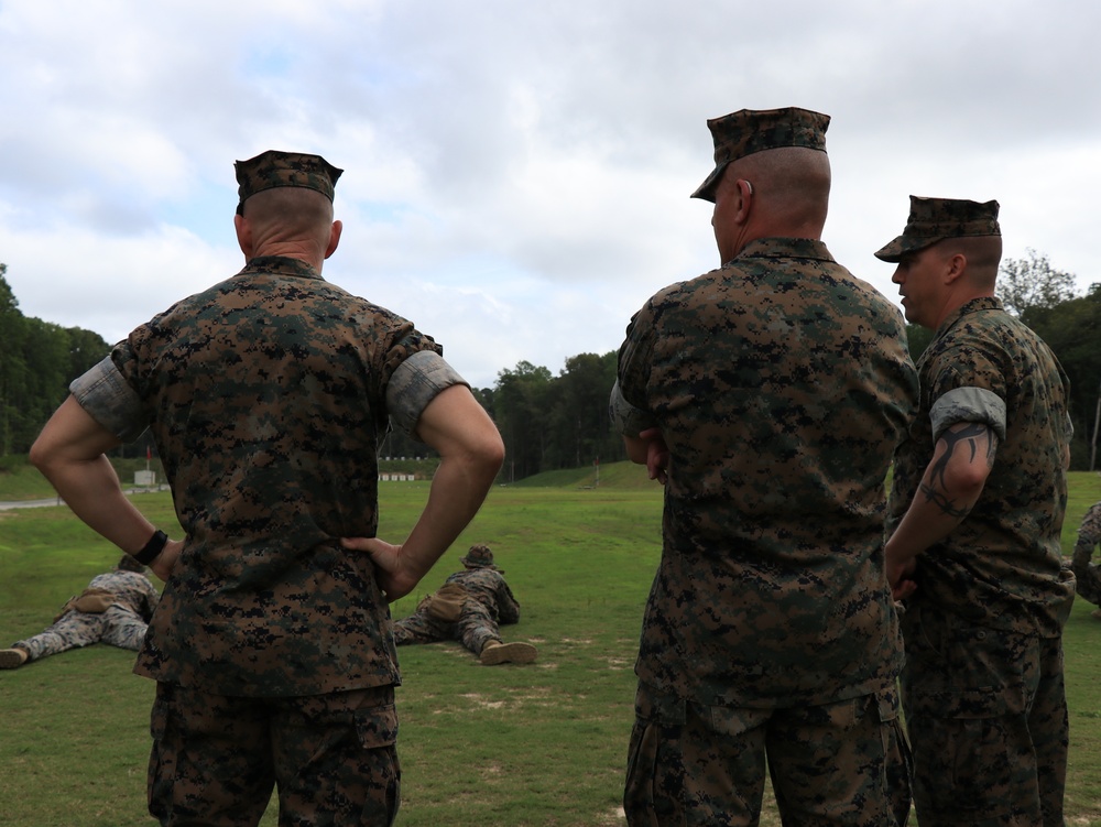 MARFORCOM Commander visits Marine Corps Security Force Regiment