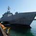 USS Tulsa (LCS 16)  pierside in the Port of Los Angeles