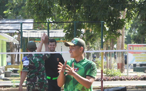 Soldiers build relationships through Sport at Garuda Shield