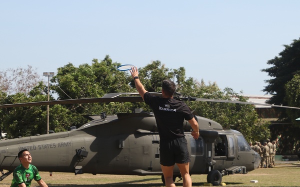Soldiers build relationships through sport at Garuda Shield 19