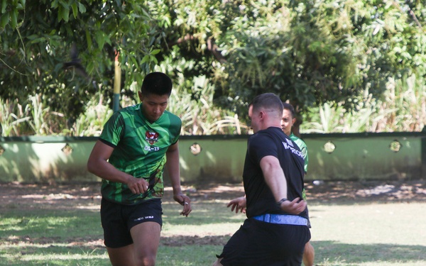 Soldiers build relationships through Sport at Garuda Shield 19