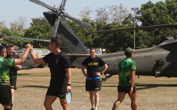 Soldiers build relationships through Sport at Garuda Shield 19