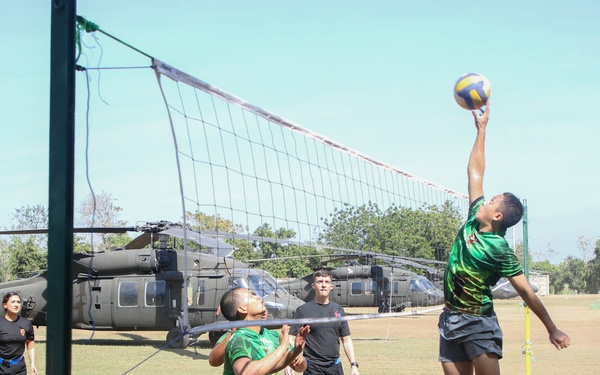 Soldiers build relationships through Sport at Garuda Shield 19