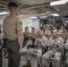 Corporals Course Graduation aboard USS John P. Murtha